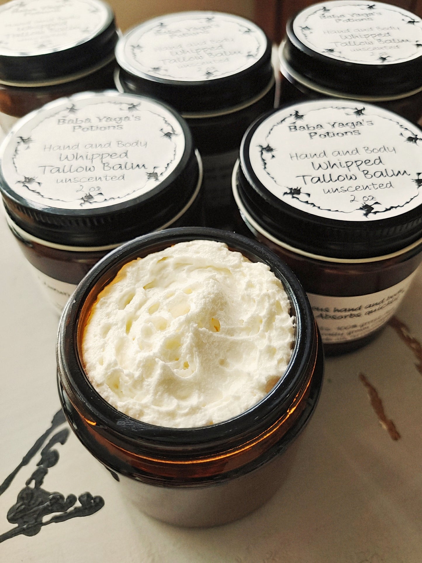 Hand and Body Whipped Tallow Balm, 2 oz.